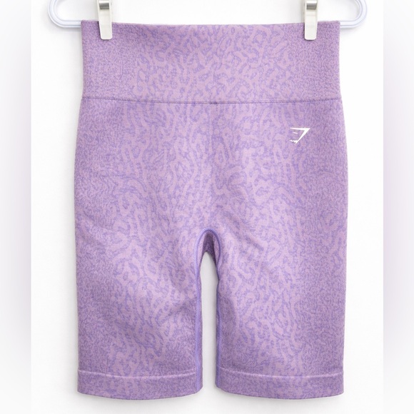 Gymshark Pants - Gymshark Purple Seamless High Waisted Scrunch Shorts